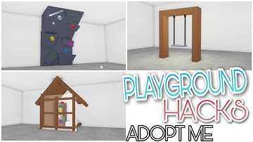 6 PLAYGROUND Hacks 💫 | Adopt Me - Building Hacks