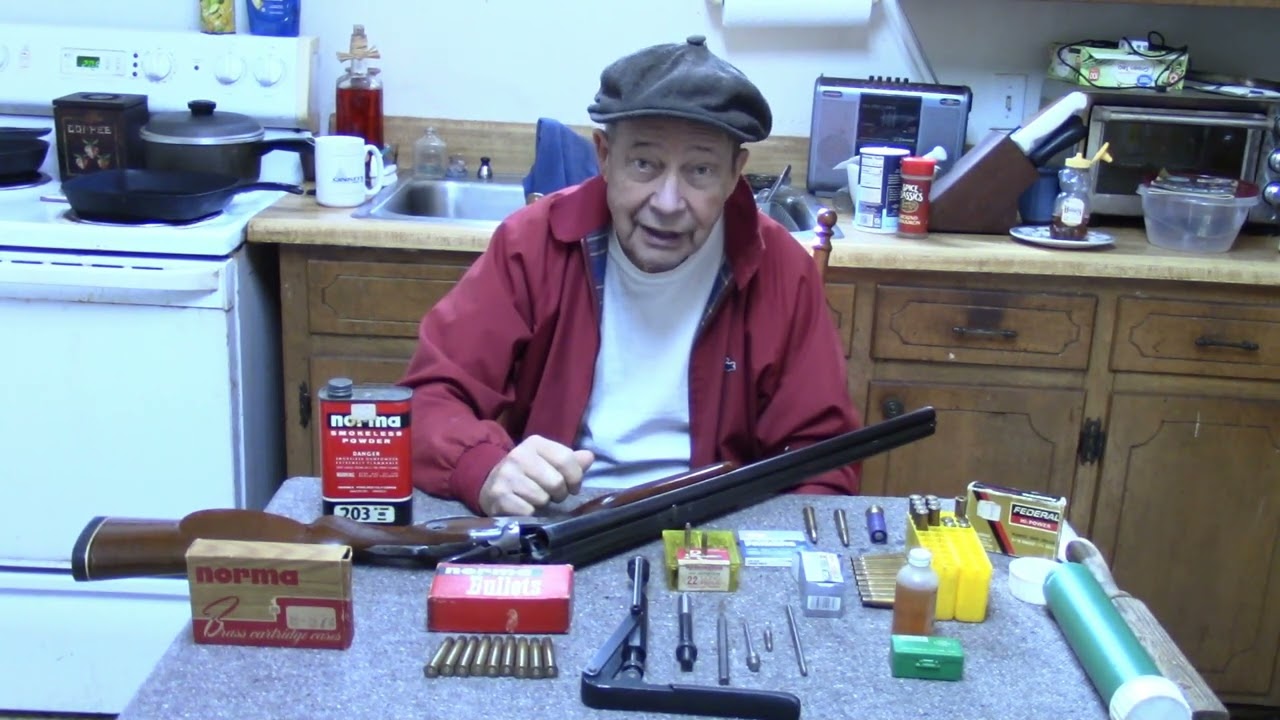 Стрельба патронами 8X57JR Reloaded, 22 WM и 16 Ga, пулями в S&S Drilling