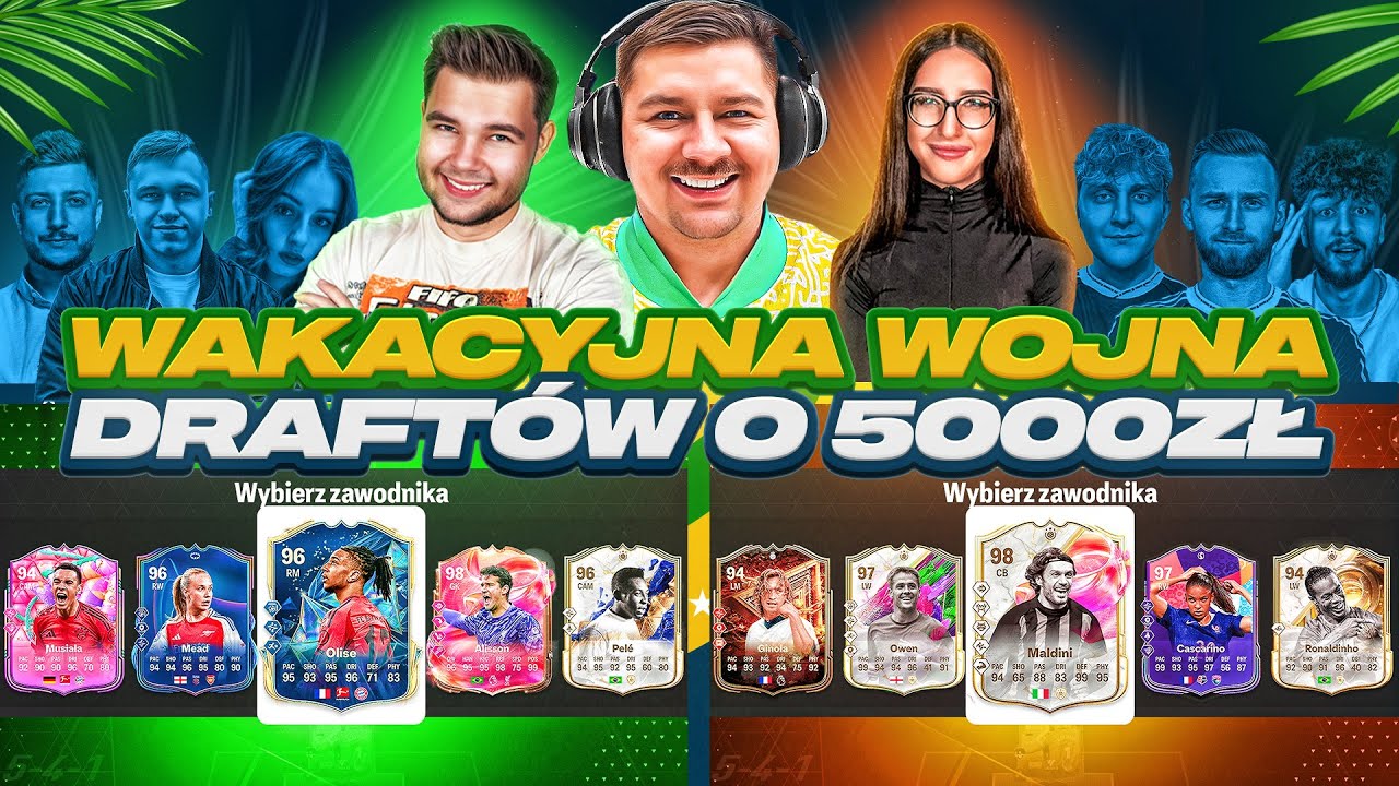 WOJNA DRAFTÓW PLKD vs ROKCIA o 5000 zł! ĆWIERĆFINAŁ (4/7)