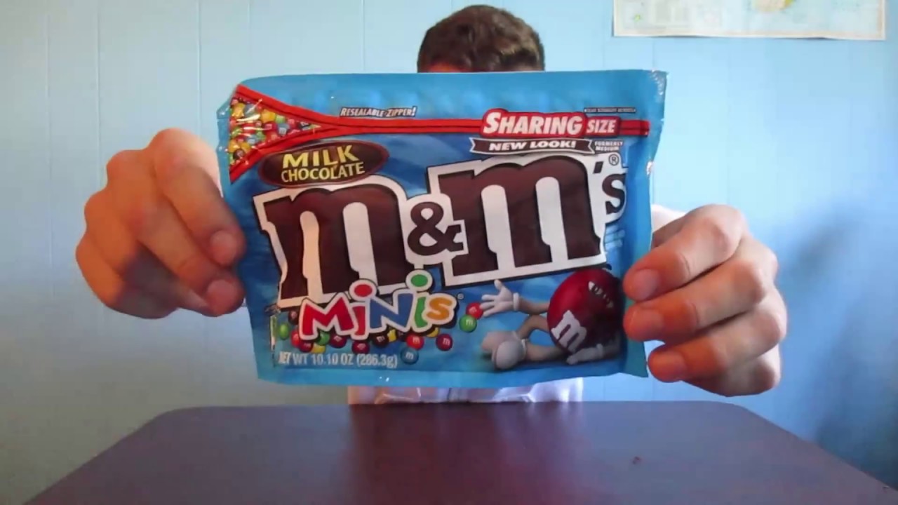 M&M Mini Sharing Size Review - tastey 