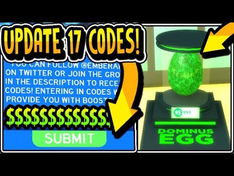 All New Secret Dominus Egg Update 17 Codes 2019 Slaying