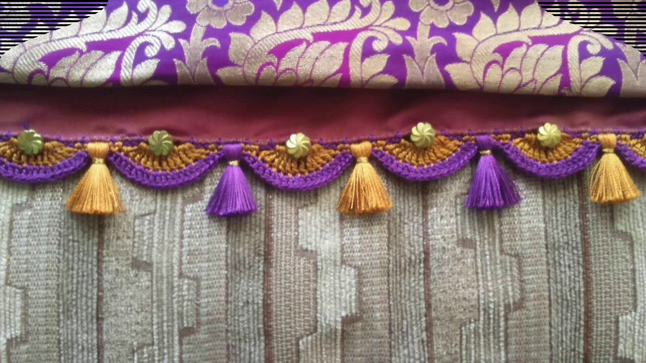 Beautiful Krosha Saree Kuchu Designs I Crochet Images I Ladies ...