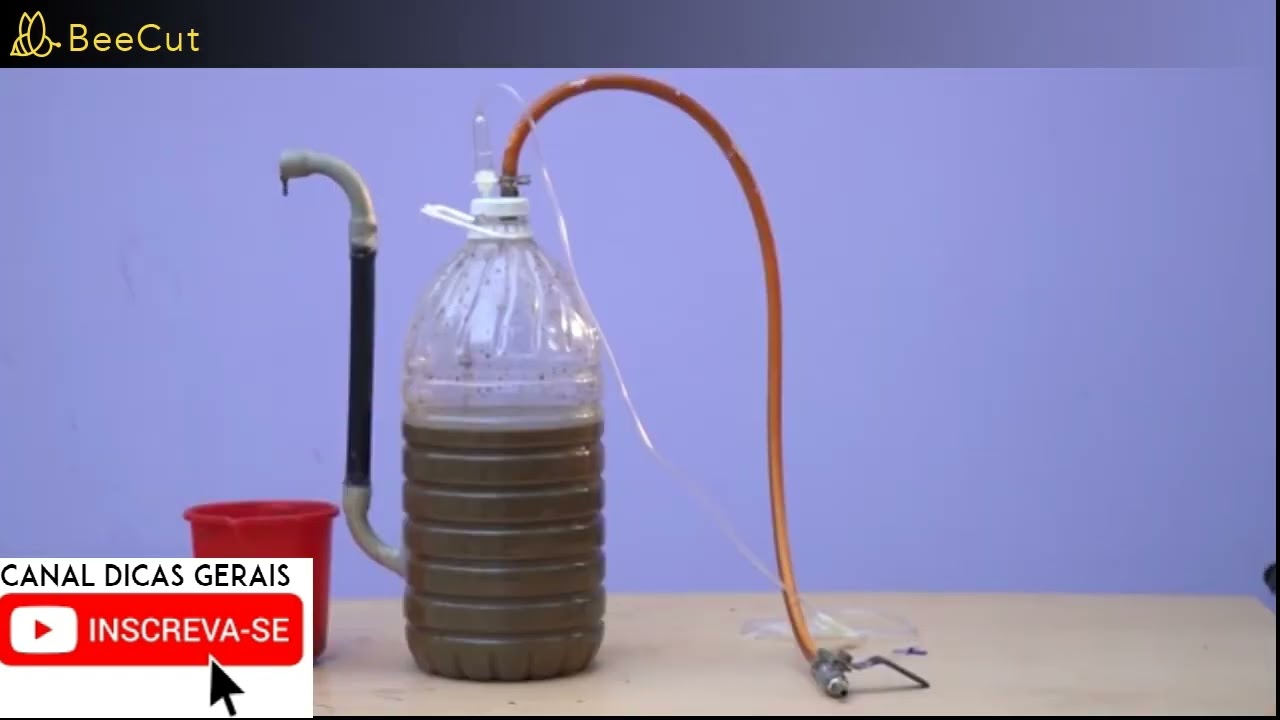 Fazendo o Seu GÁS DE COZINHA SIMPLES COM RESTOS DE Comidas Em Geral