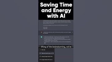Save Time and Energy with AI