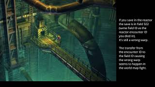FF7 More information about the Reactor wrong warp