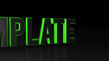 Free Cinema 4D intro template ( .c4d project file )