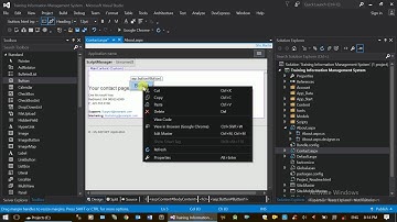 Web Form Application Development Using C# and Entity Framework   Part 1
