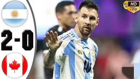 Argentina Vs Canada 2-0 Highlights & All Goals | Copa America 2024 HD