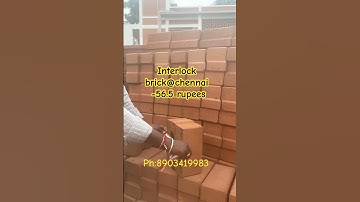 PURE RED INTERLOCK BRICKS NOW DELIVERY TO CHENNAI @ LOW PRICE