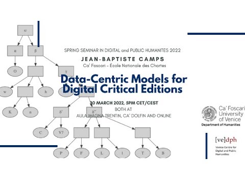 Data-Centric Models for Digital Critical Editions
