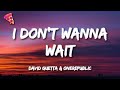 David Guetta &amp; OneRepublic - I Don&#39;t Wanna Wait