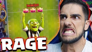 RAGE NO DESAFIO MAIS FÁCIL DO CLASH ROYALE