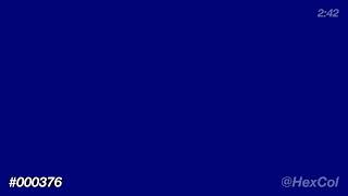 What does #000376 - Vivid Frosty Gold Space look like | Color Code Preview