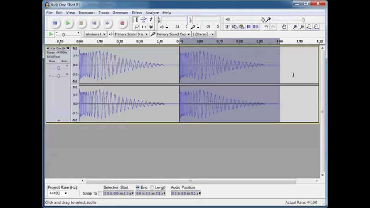 making a beat in Audacity - YouTube