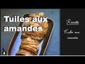 Les recettes de julie andrieu  tuiles aux amandes