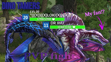 Dino Tamers - PVP Fight! / I found my fan!? 😱♥️