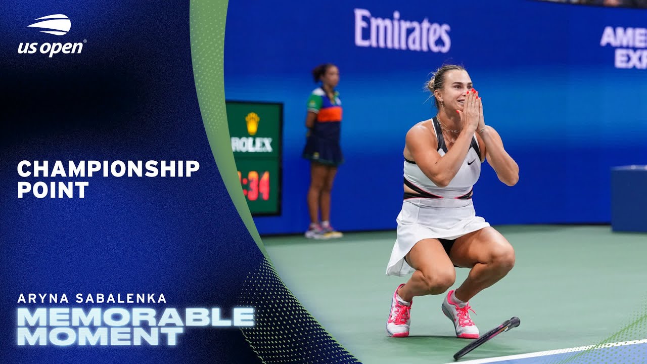 Championship Point | Aryna Sabalenka Wins Her Fourth Grand Slam Title | 2025 US Open