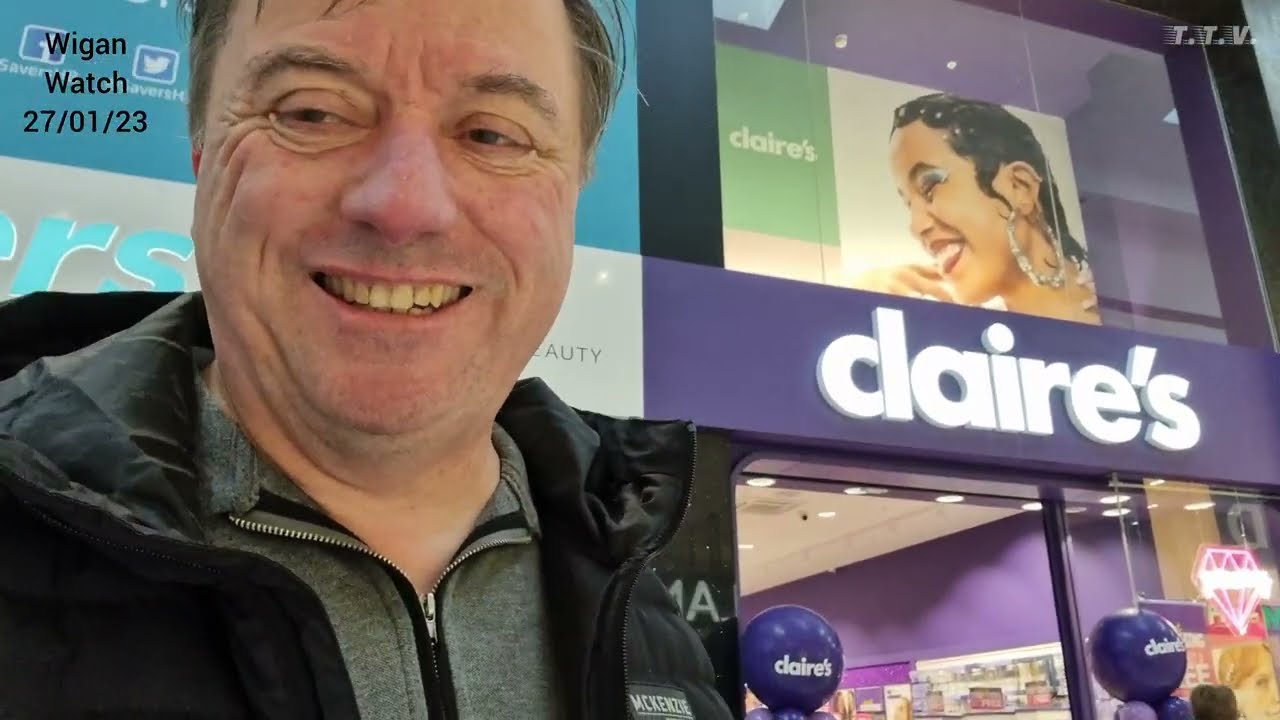 Wigan Watch 27/01/23 The Galleries Demolition Claires opens in Grand Arcade