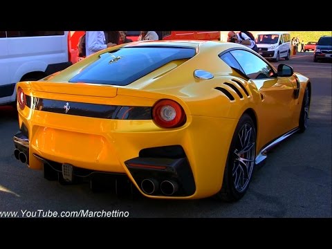 Ferrari F12tdf Sound! - Donuts, Accelerations and Shakedown