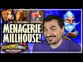 MENAGERIE MILLHOUSE IS TOO GOOD! - Hearthstone Battlegrounds