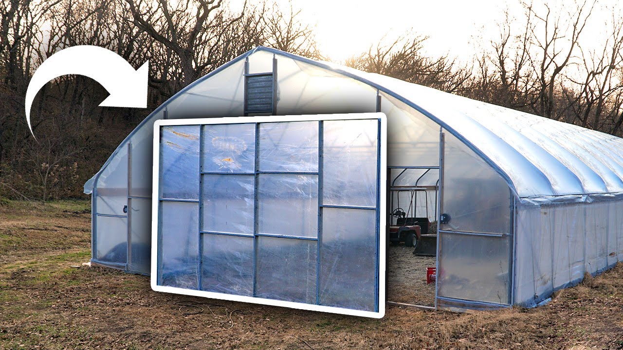 Sealing the GREENHOUSE end wall (almost) turned into a disaster. YouTube