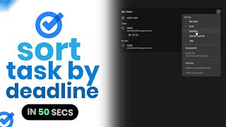 How to Sort Task By Deadline on Google Tasks [easy]
