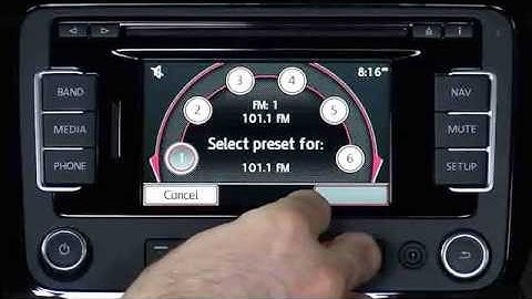 VW Instructional Video ( 8 of 8 ) RNS 315 Navigation