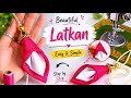 (Wow) Easy & Beautiful Latkan Design Making Tutorial / latkan design & Stitching #diy #latkandesign