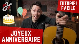 COMMENT JOUER 'JOYEUX ANNIVERSAIRE' à la GUITARE ACOUSTIQUE by JeJoueDeLaGuitare.com 23,953 views 1 year ago 10 minutes, 7 seconds