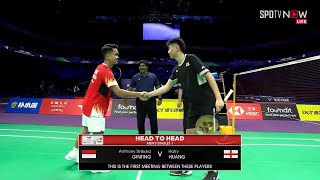 [BWF] MS1 - Group C｜A.S.GINTING (INA) vs Harry HUANG (ENG) H/L | Thomas Cup Finals 2024 screenshot 5