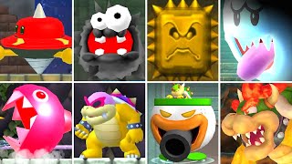 New + Newer Super Mario Bros Wii - All Bosses
