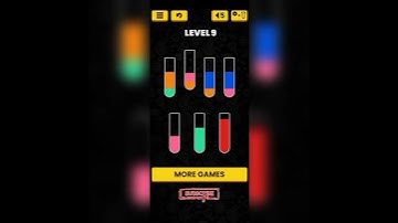 SortPuz - Water Sort Puzzle Game Level 9