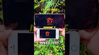 Free Fire Speed Test On iPhone SE vs 17 Pro Max
