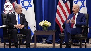 Tensions escalating between President Biden and Israel's Netanyahu