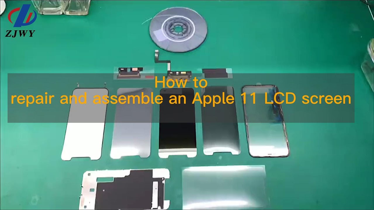 ZJWY How to repair and assemble an iPhone 11 screen? YouTube