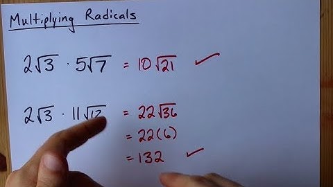 Multiplying Radicals (How to + 3 Examples)
