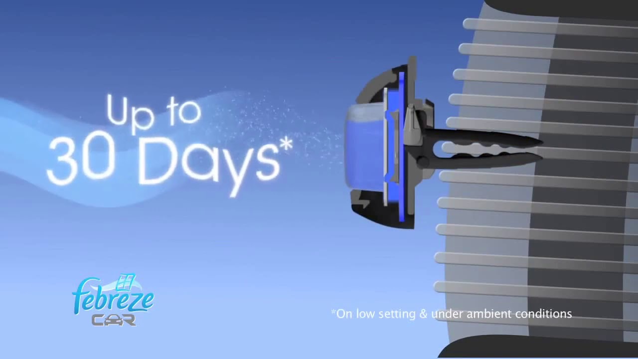 How to use the Febreze Car Vent Clips Freshener YouTube