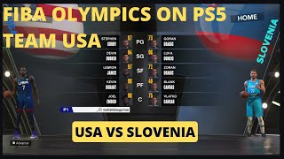 USA vs Slovenia | PARIS 2024 OLYMPICS |