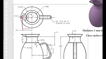 CATIA Generative Shape Design: Making Jug part -2