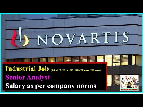 Pharma Job Pharmacy recruitment 2021 B Pharma M Pharma Jobs Novartis recruitment