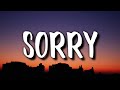 Justin Bieber - Sorry (Lyrics)