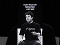 @Figma Founder’s Best Advice: Why Speed Beats Perfection #entrepreneur #founder #startups