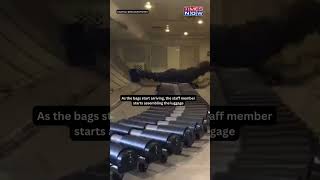 Interesting! How Luggage Is Loaded Into An Airplane | Times Now | Latest News #shorts screenshot 3