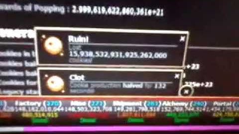 Cookie Clicker w. Cookie Monster - Golden Cookie Multiple Effect