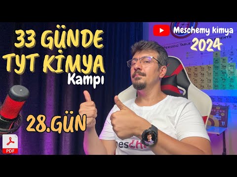 Karışımlar 4 Ayırma Yöntemleri | 33 Günde TYT Kimya Kampı | Z Takımı | 10. Sınıf | 28.gün