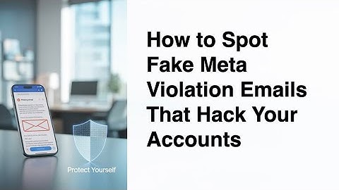 STOP! Fake Meta Violation Emails Are HACKING Accounts (Facebook & Instagram Scam Alert!)