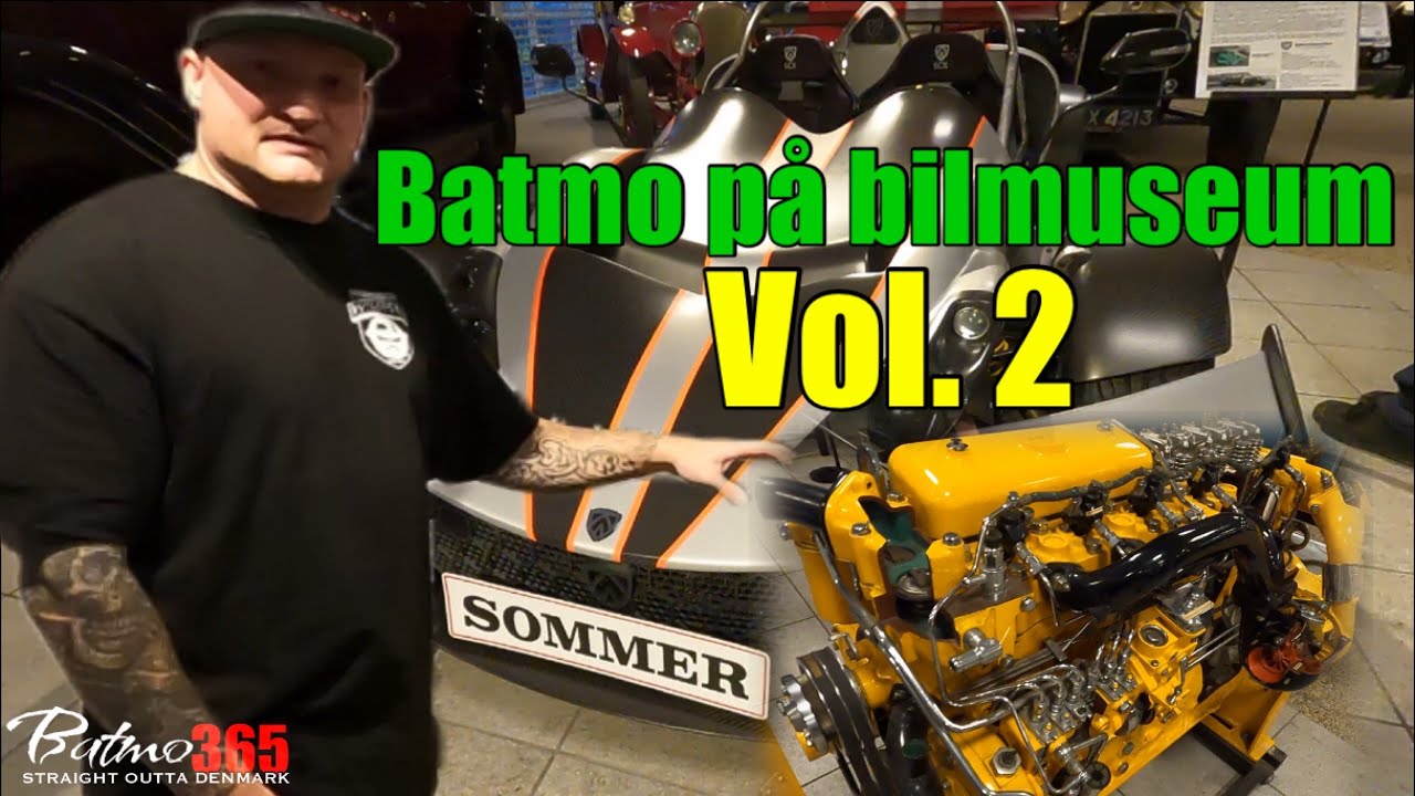 Batmo besøger Sommers automobilmuseum.