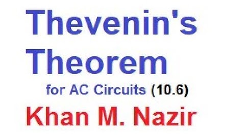 (E)ENA  Ex & Pr 10.8, Ex & Pr 10.9 ||  Thevenin