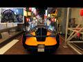 McLaren Sabre (4K Ray Tracing) | Forza Horizon 6 | Fanatec CSL DD Steering Wheel