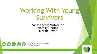 Working with Youth Survivors (Ages 12-24) Part 2 Webinar on June 12, 2024